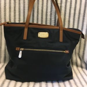Michael Kors Navy Nylon Tote